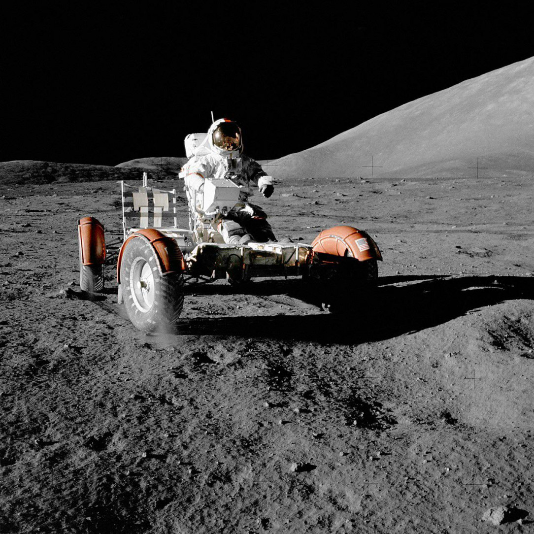 Nice ride (Apollo 17)