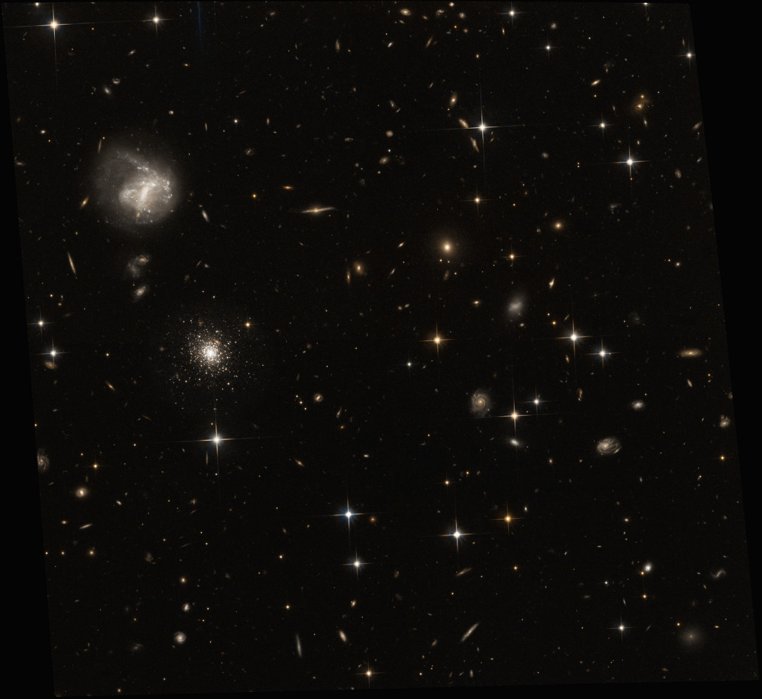 Globular Cluster in Outer Halo of Andromeda (HST)