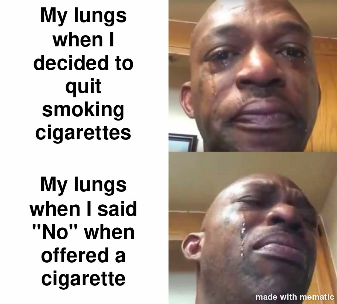 Gratitude from lungs