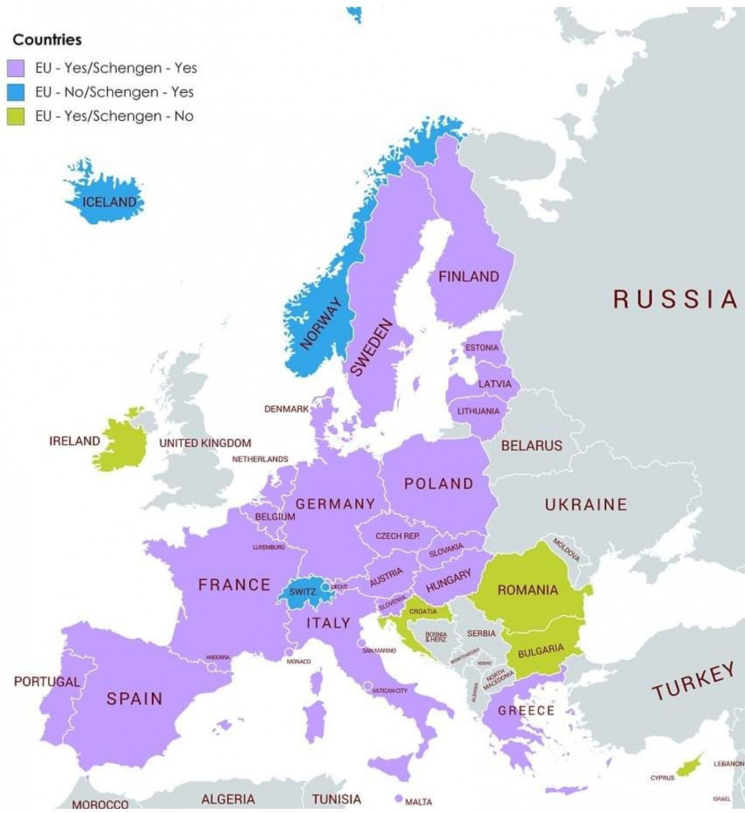 EU and Schengen status
