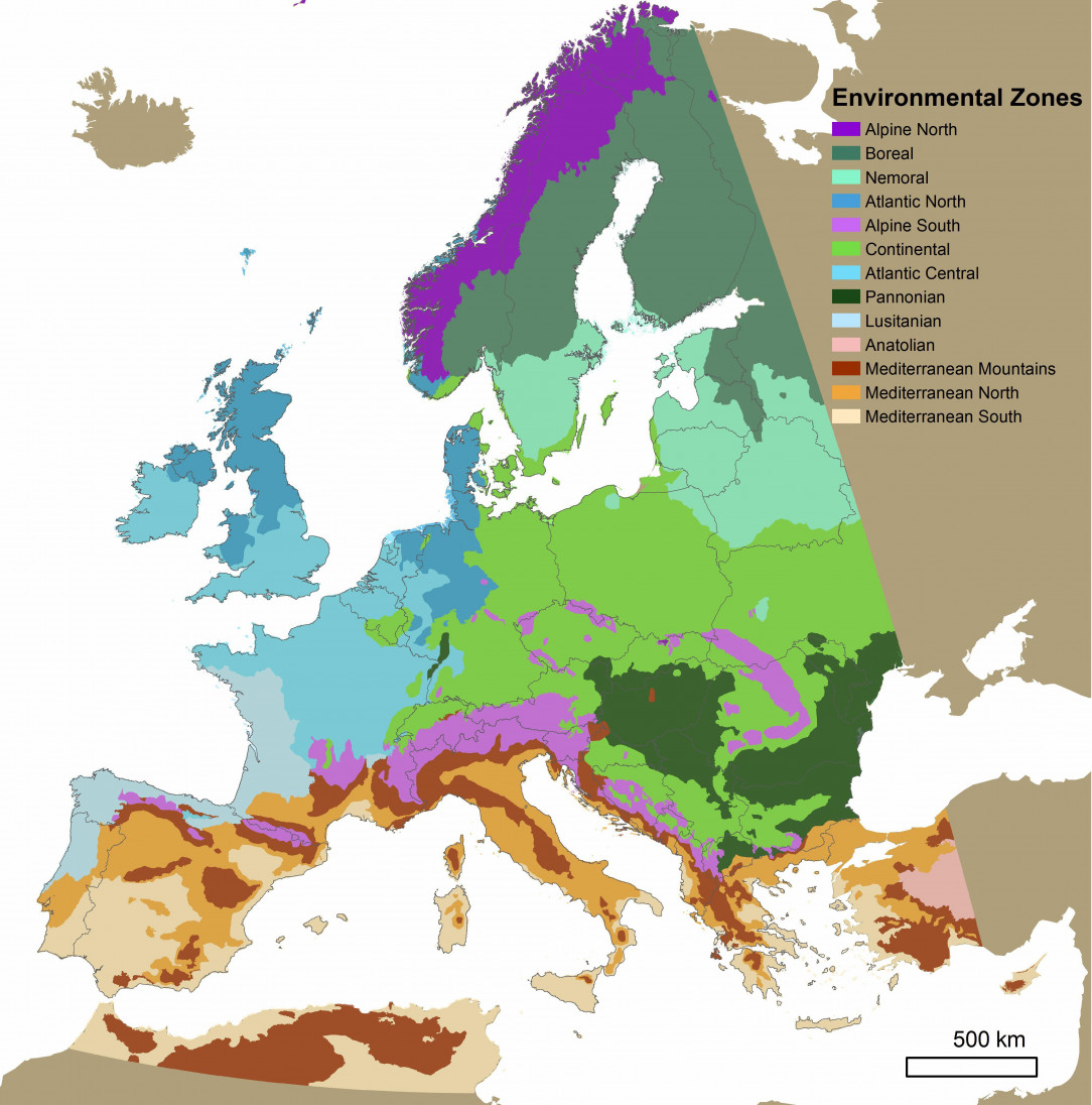 The Environmental &amp;amp; Climatic Zones of Europe