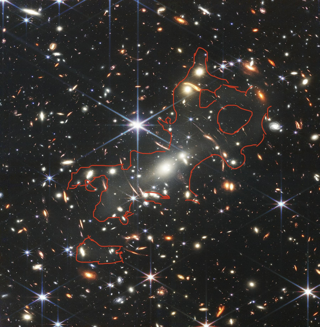 Is this structure here analogous to galactic filament?