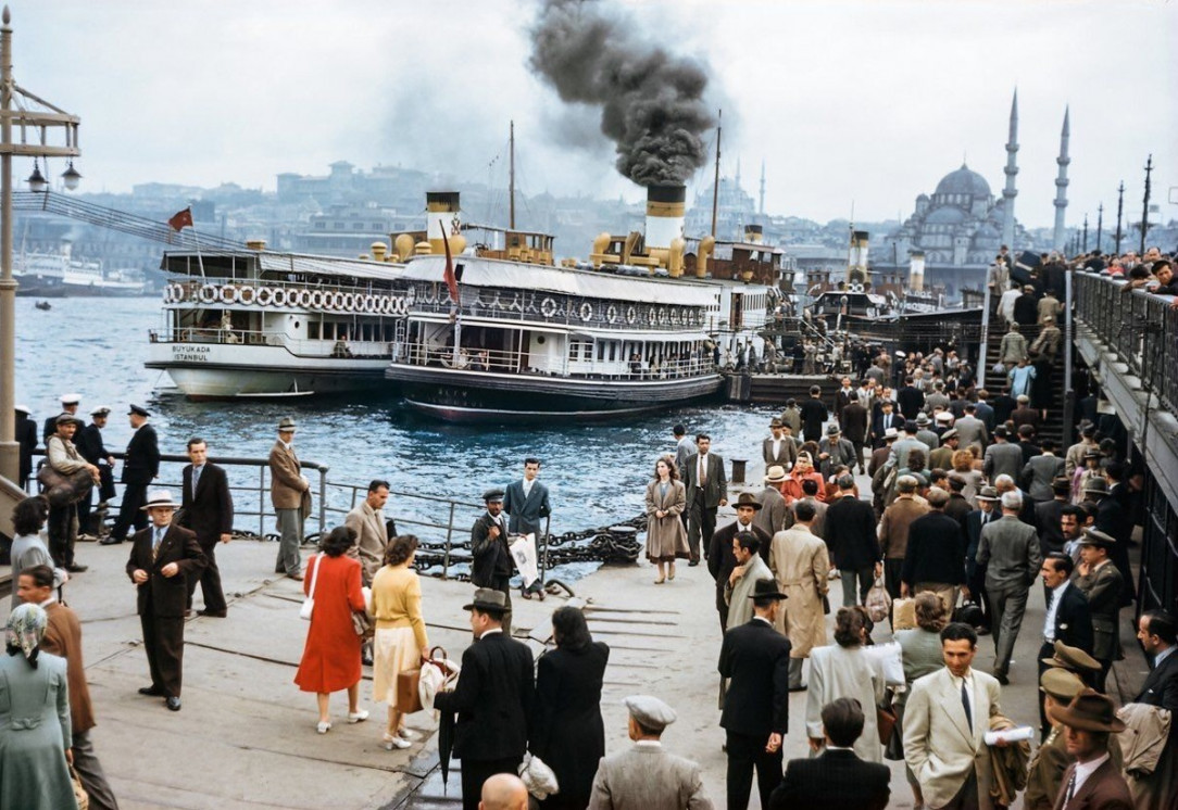 Galata, Istanbul circa 1950