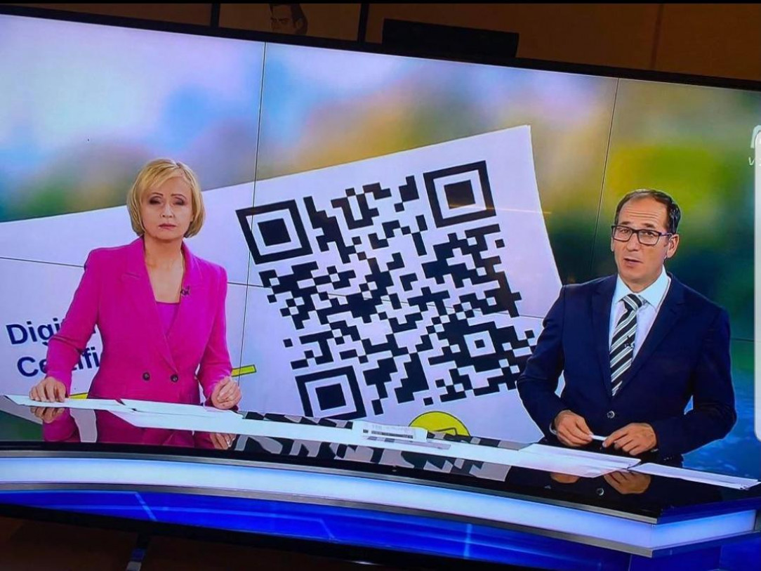 A QR code aired on biggest Slovenian news channel last night. Discovered by u/XTiMeZZZ