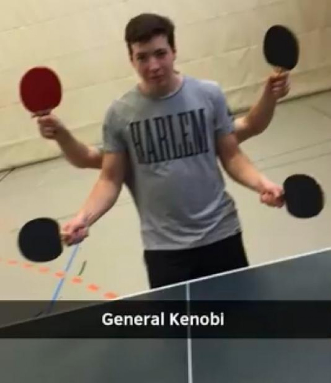 General Server, The four armed Tennis Pro