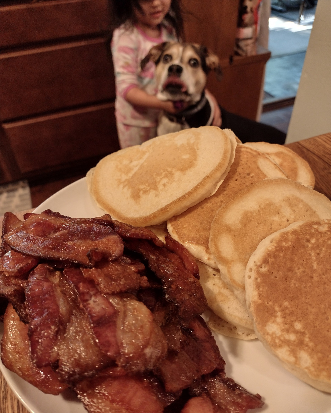 Bacon and pancakes