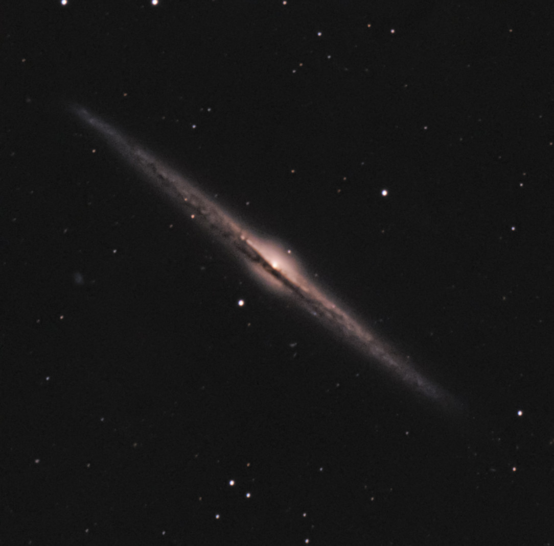 Needle Galaxy (NGC 4565) An edge-on galaxy that contains an estimated 1 trillion stars
