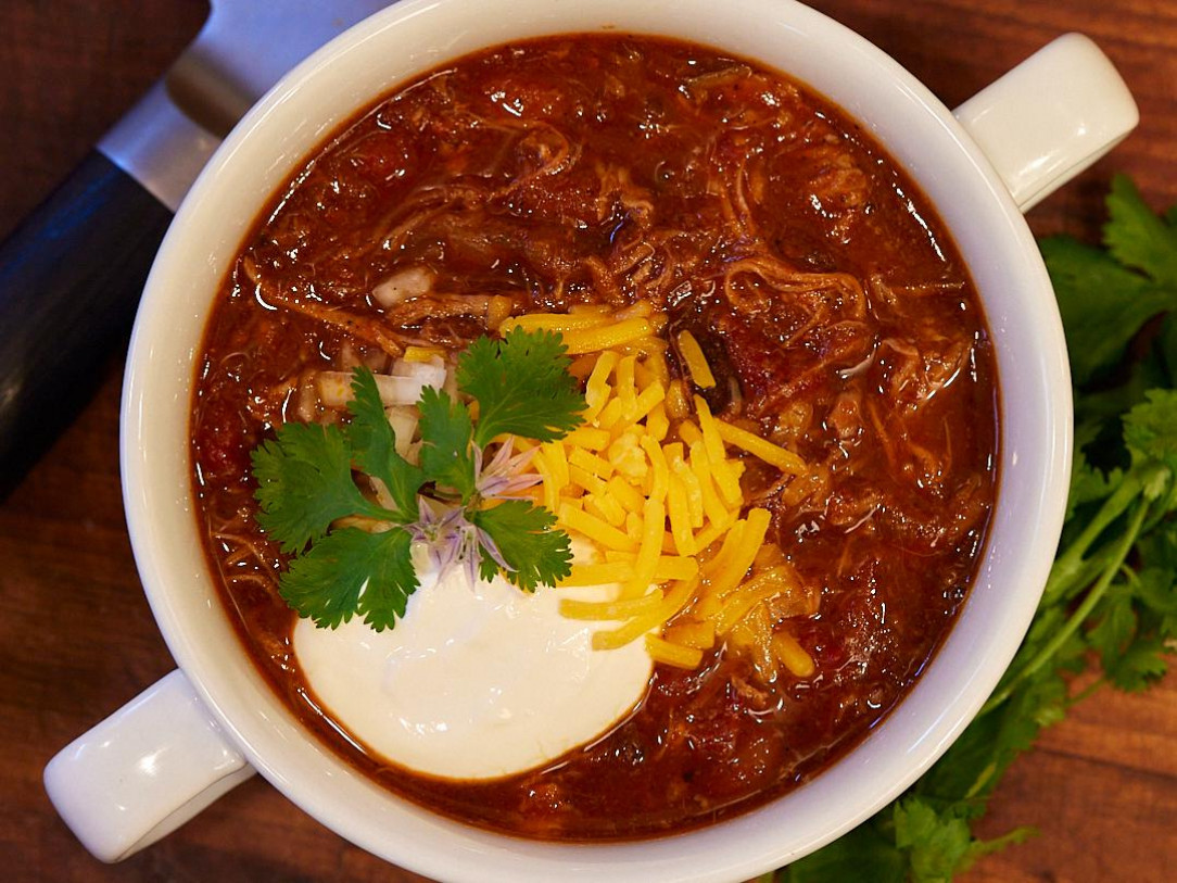 Bbq pulled pork chili