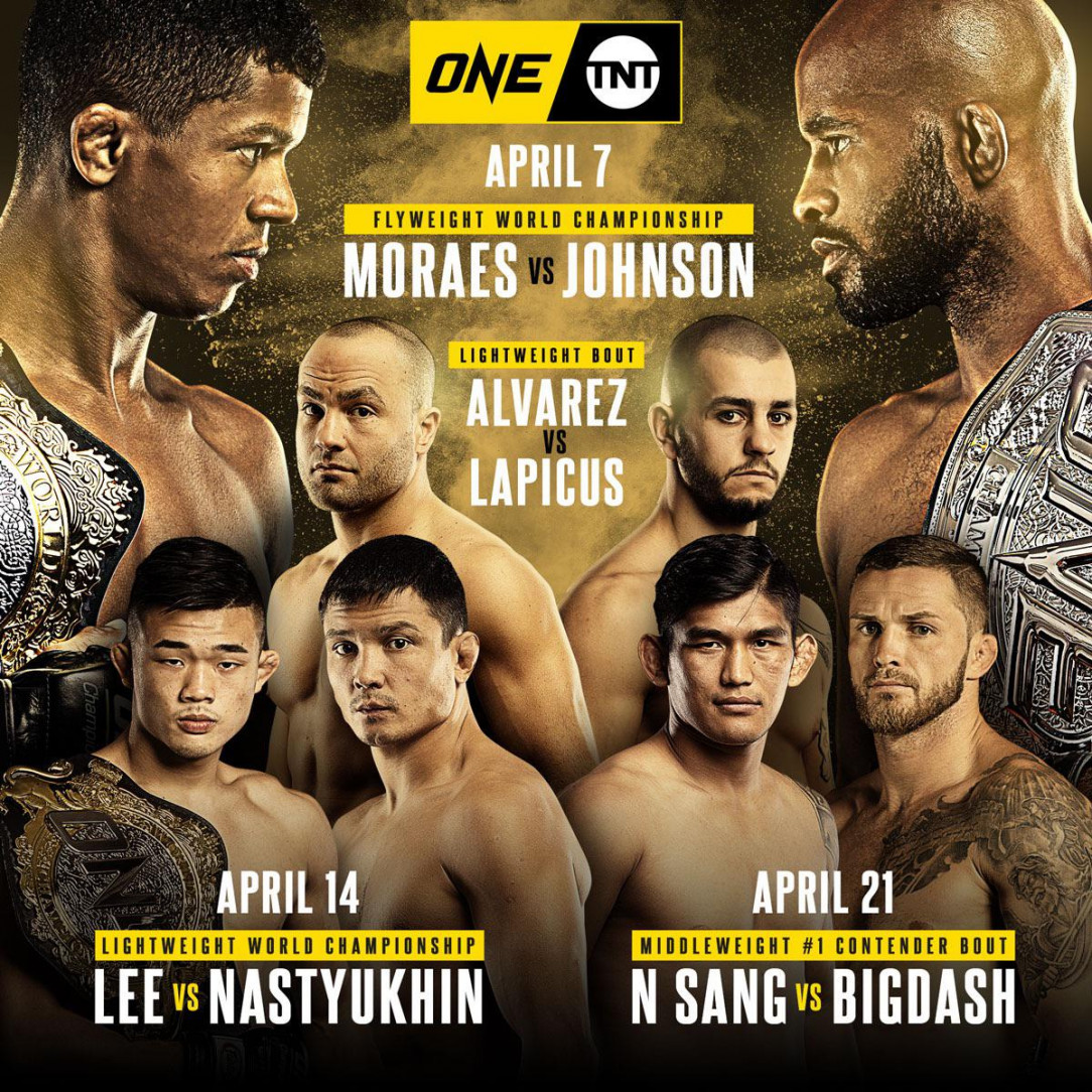 &quot;ONE on TNT&quot; kicks off on April 7 with four weeks of STACKED events