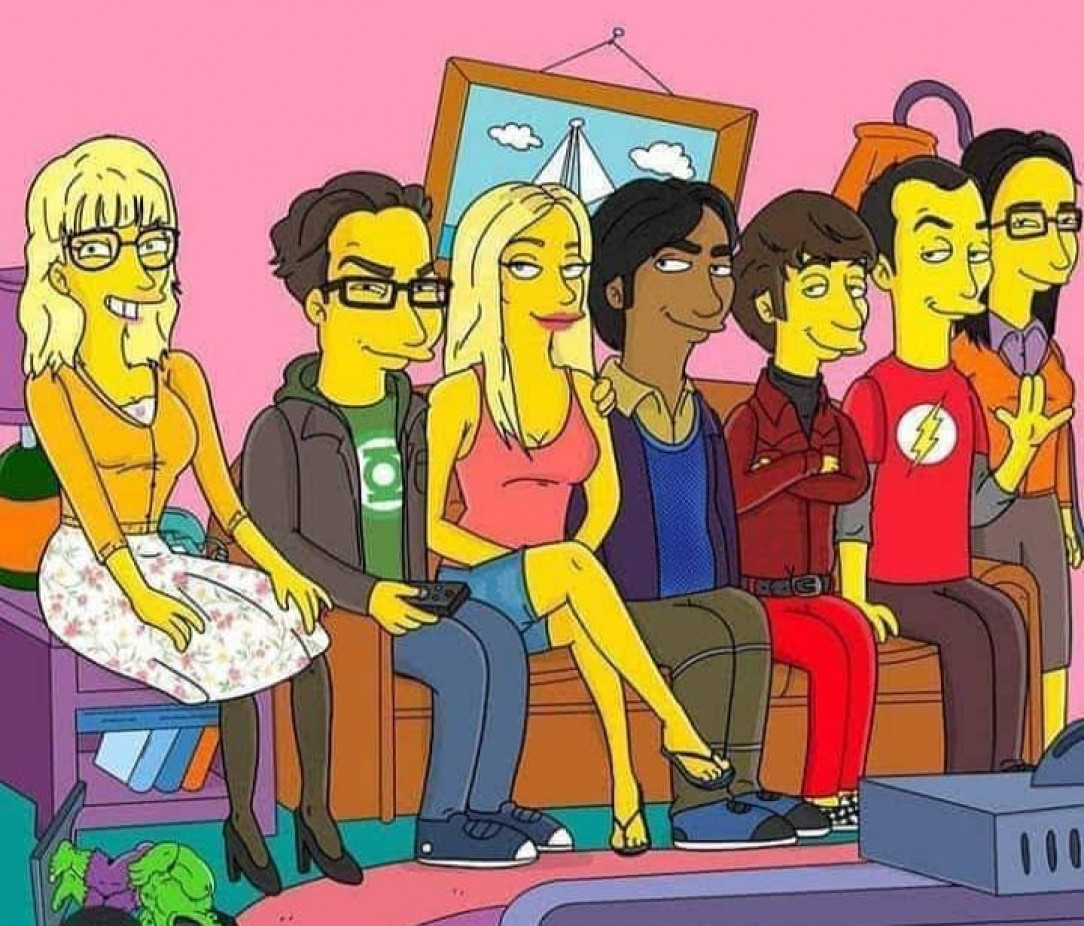 The Big Bang Theory/Simpsons Mash-Up