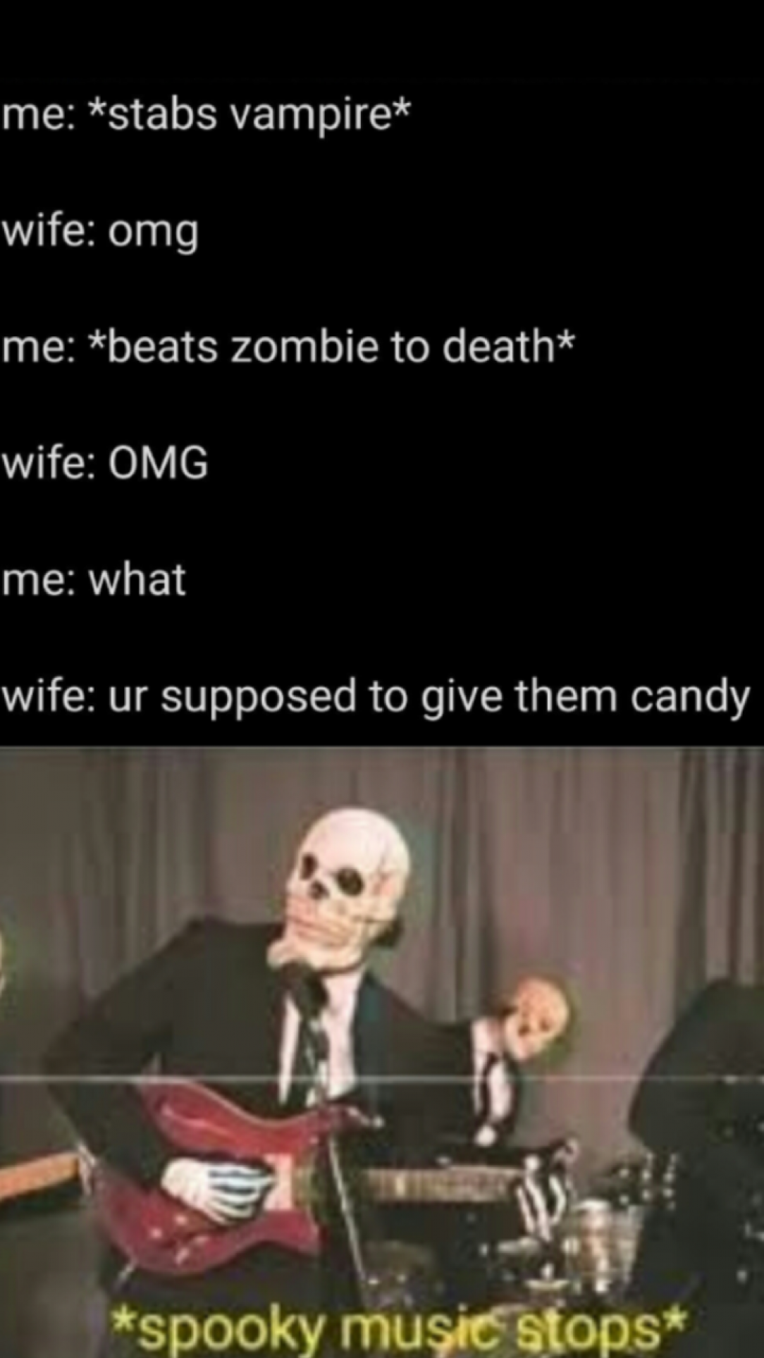 Spooky Music Stops