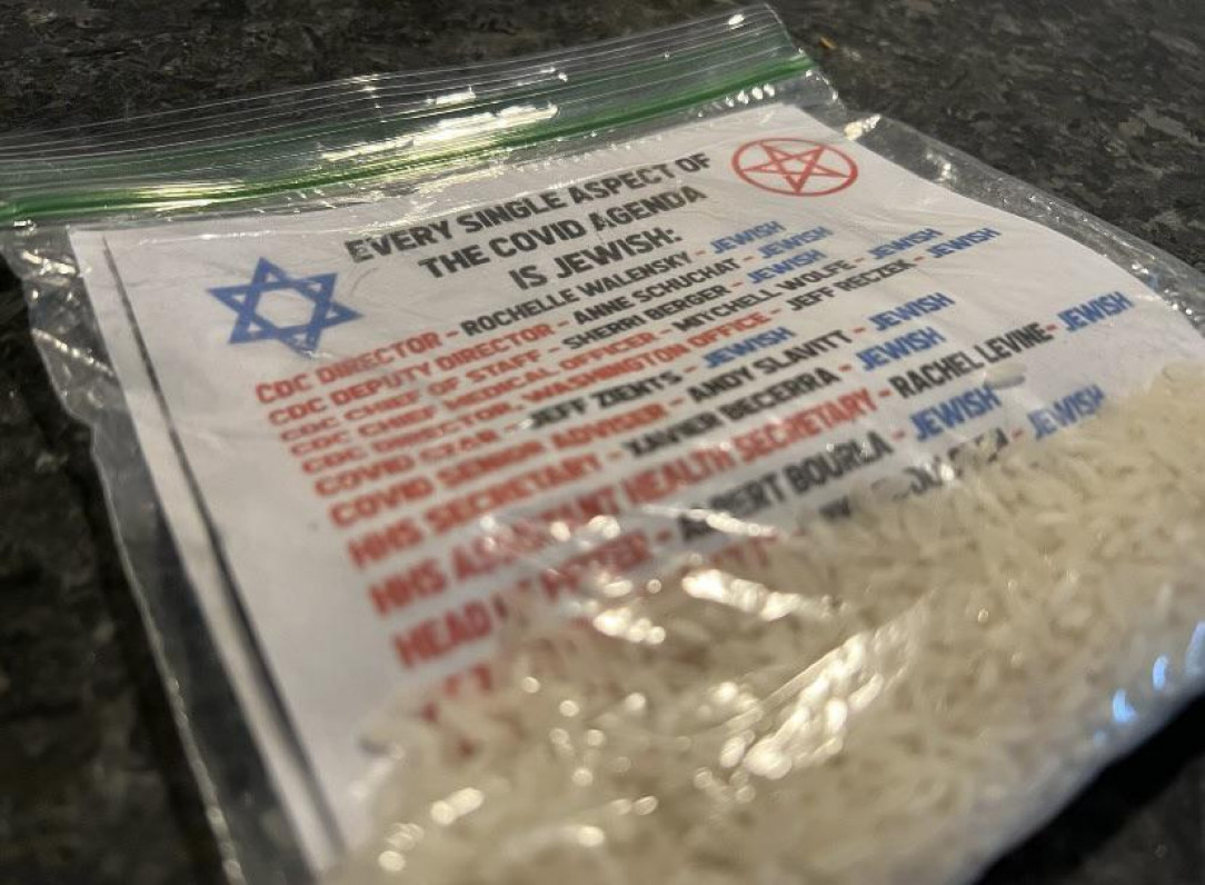 Antisemitic bags of rice found thrown at homes throughout Colorado today