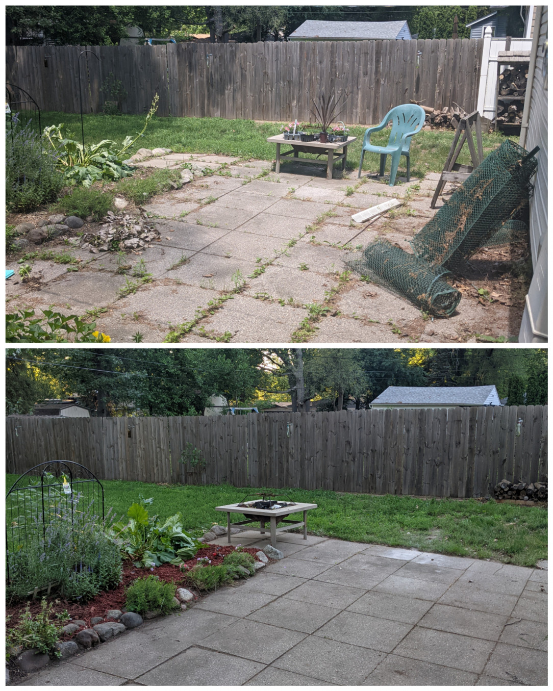Finally got around to working on the backyard
