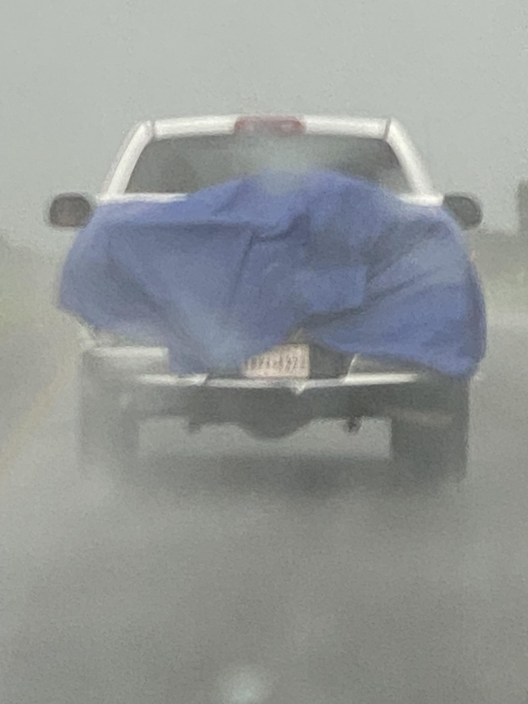 “Idiot blocked his brake lights during a storm, and the top light was busted”