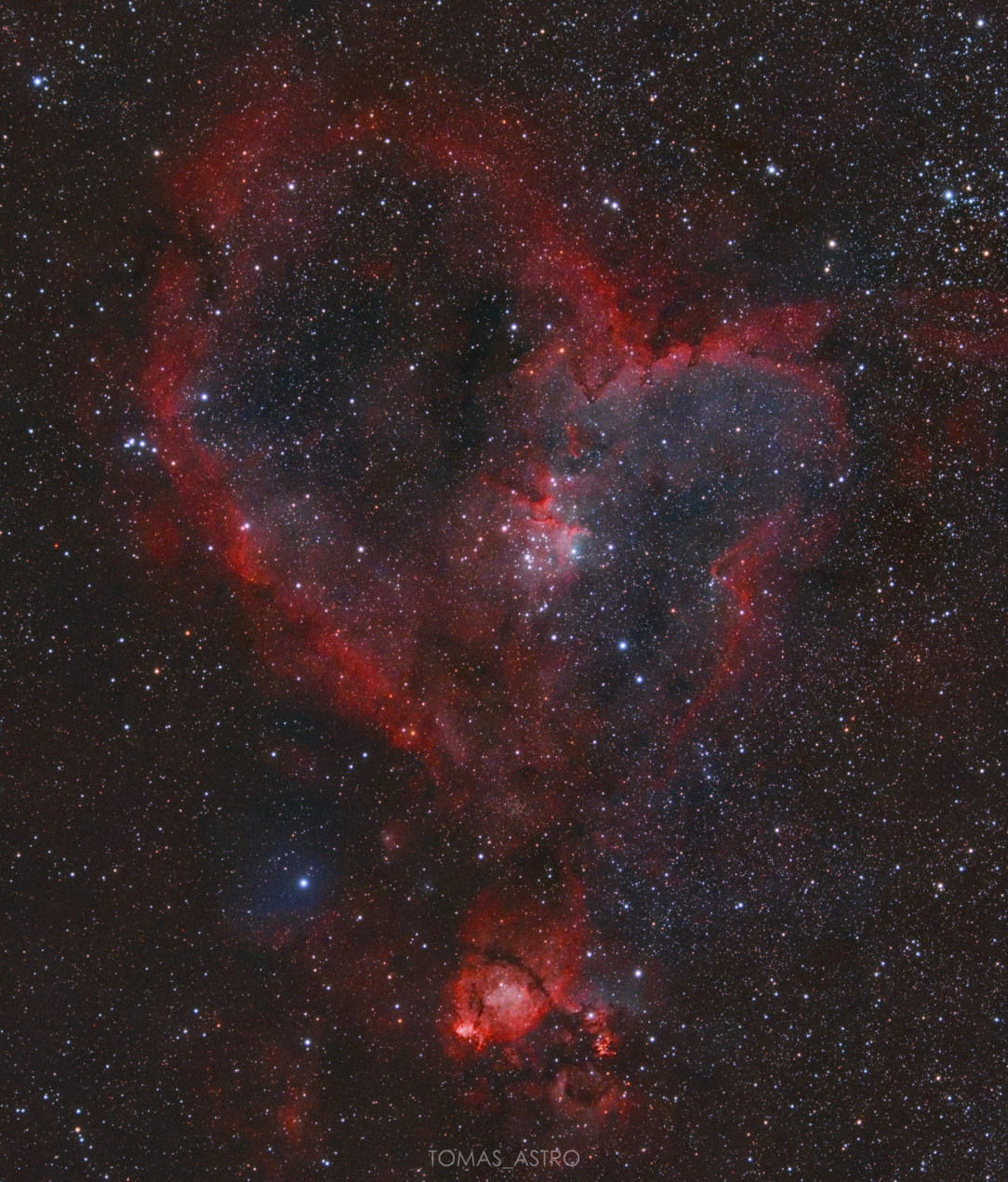 IC 1805 - Heart nebula
