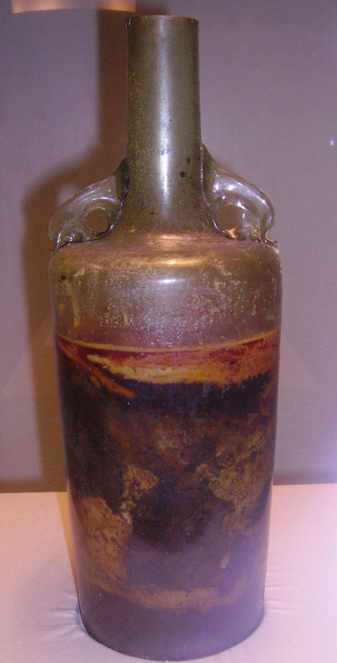 The Speyer wine bottle is the oldest known bottle of wine which has been dated between 325 and 350 AD