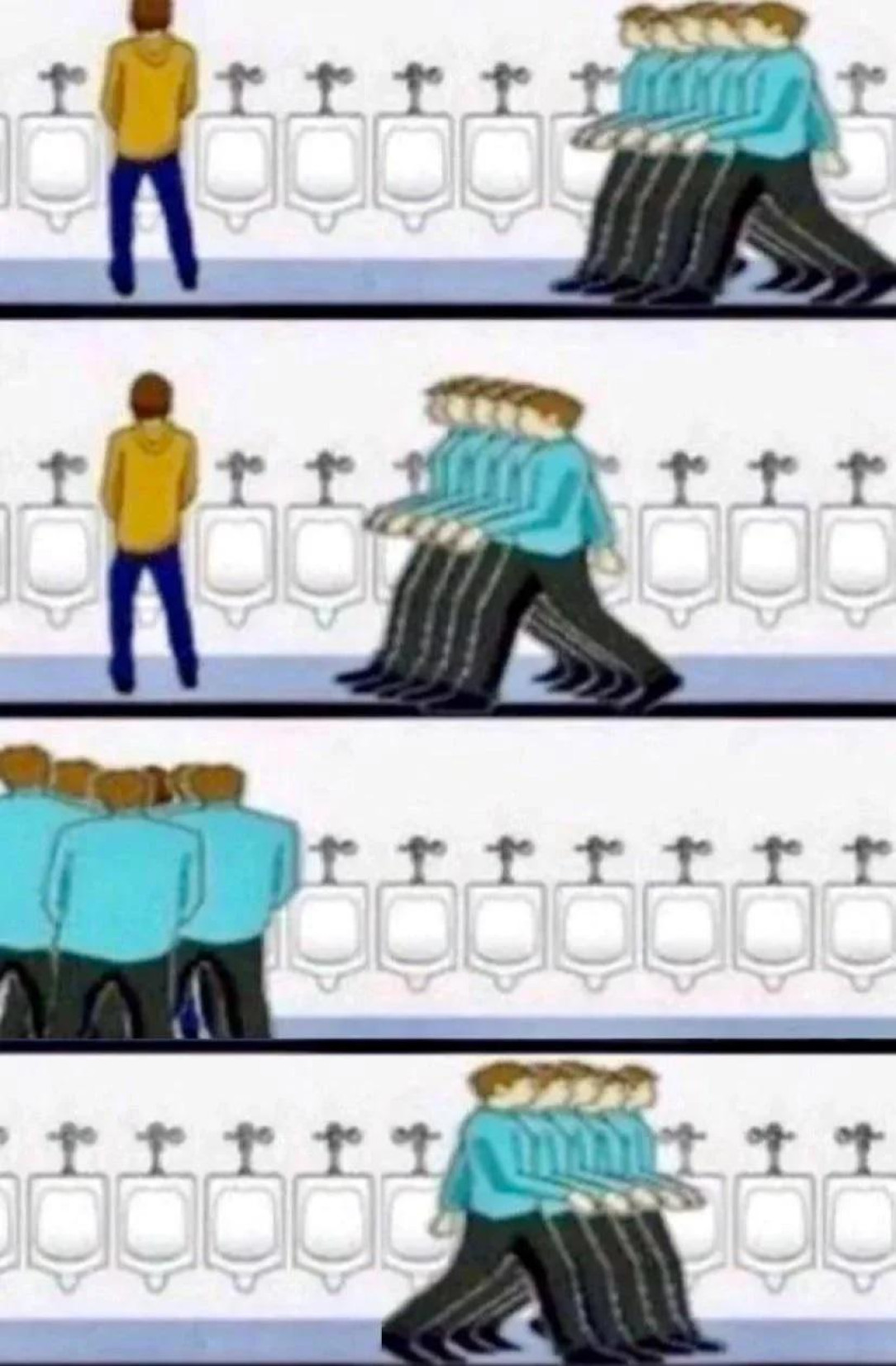 the dissolvers of the urinals: they lurk until the perfect time of striking