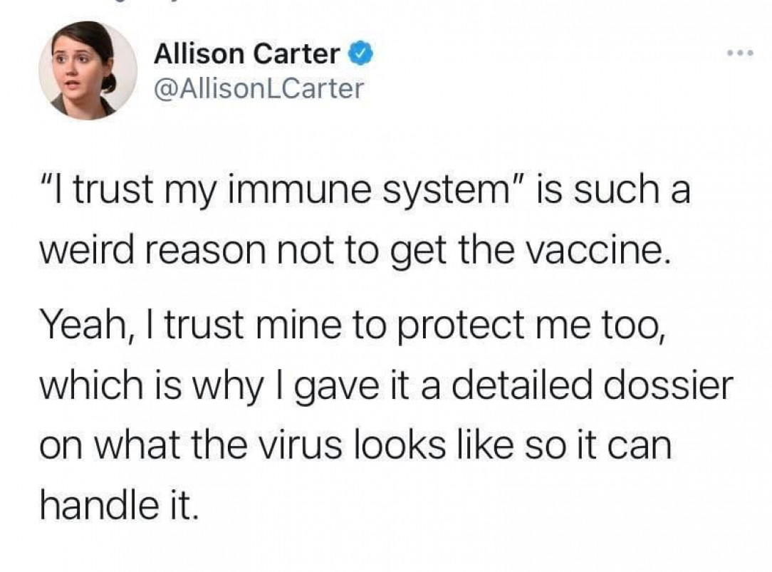 get the vaccine please