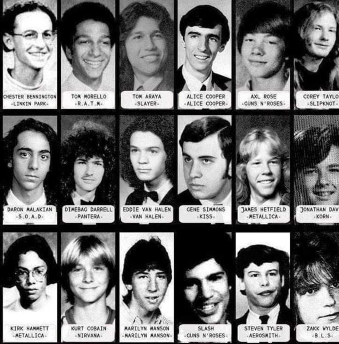 Some Rockstar&#039;s high school yearbook photo