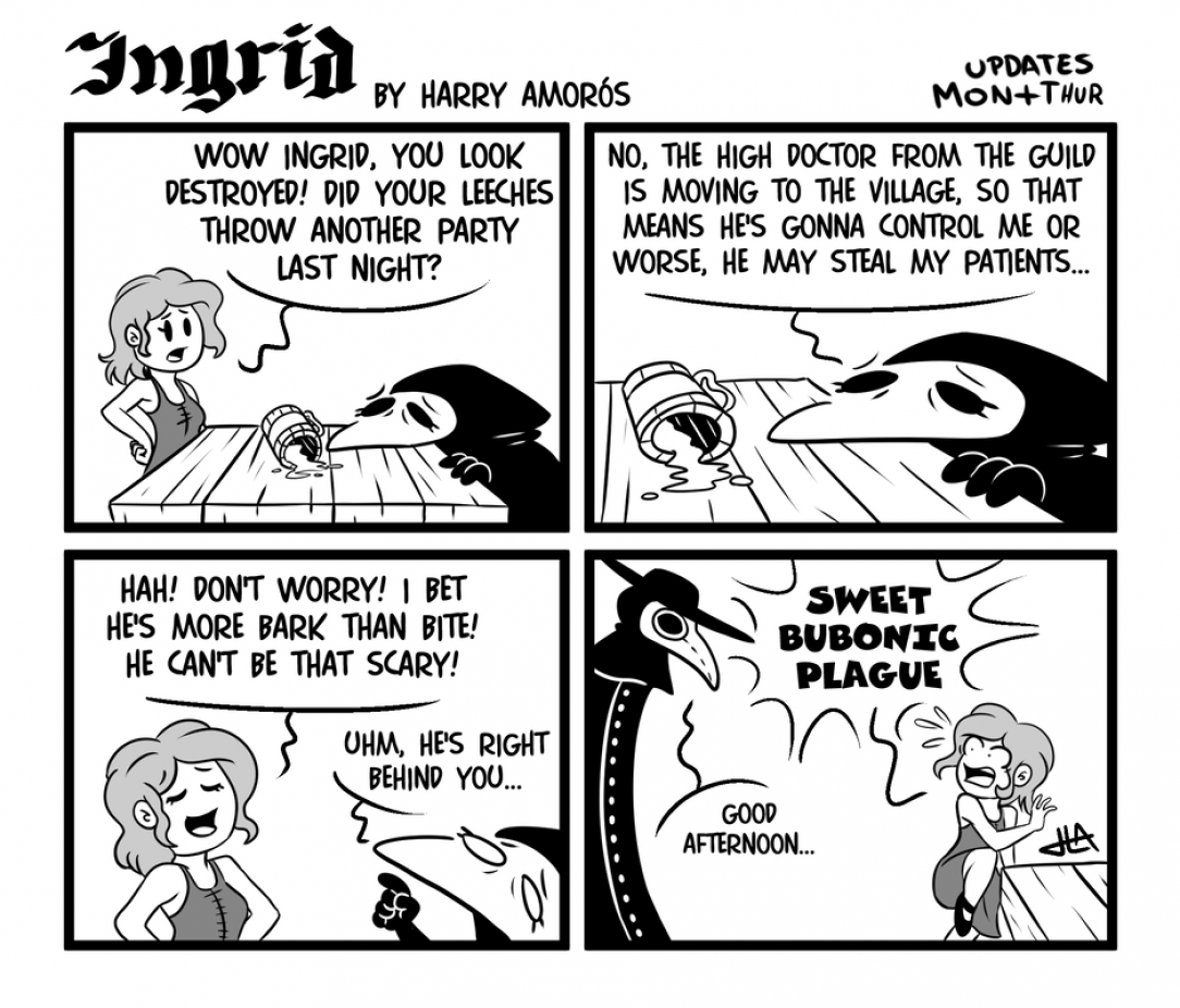 Ingrid the Plague Doctor: The Highest Doctor (comic by Harry Amorós)