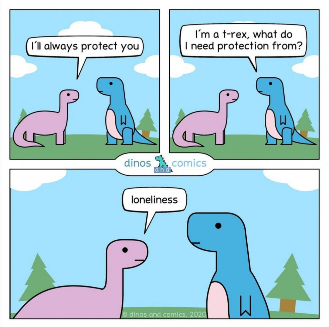 Be a pink dino to someone