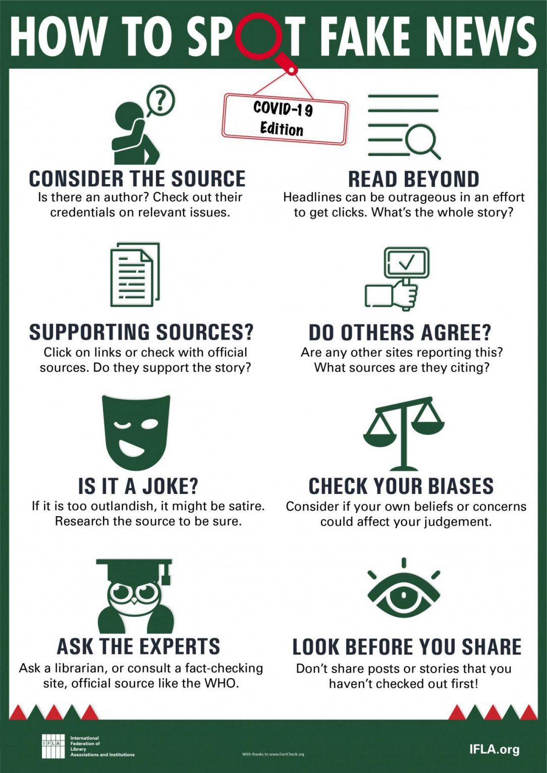 How to spot fake news