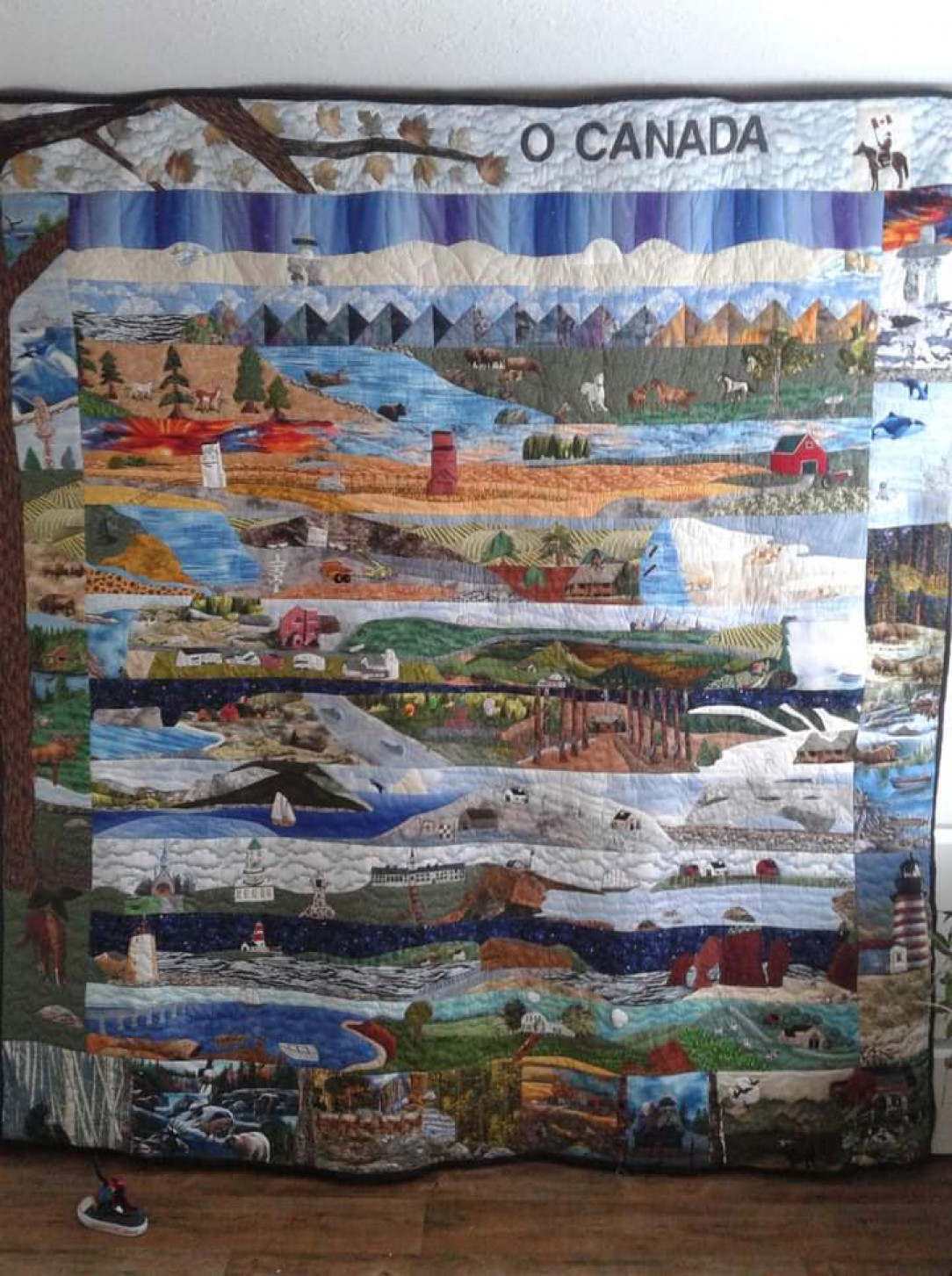 Beautiful Canada quilt