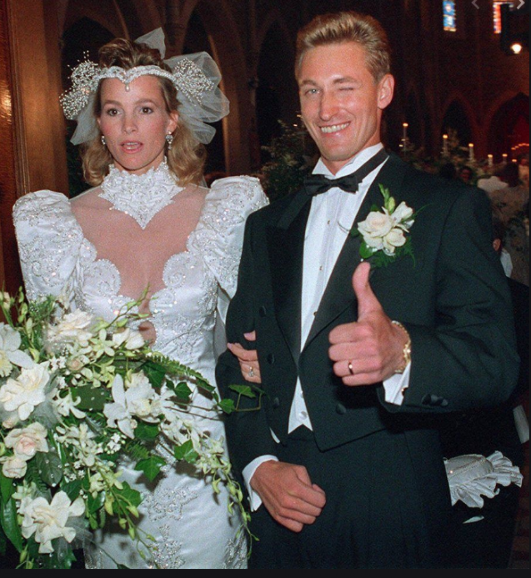 Wayne Gretzky and Janet Jones wedding