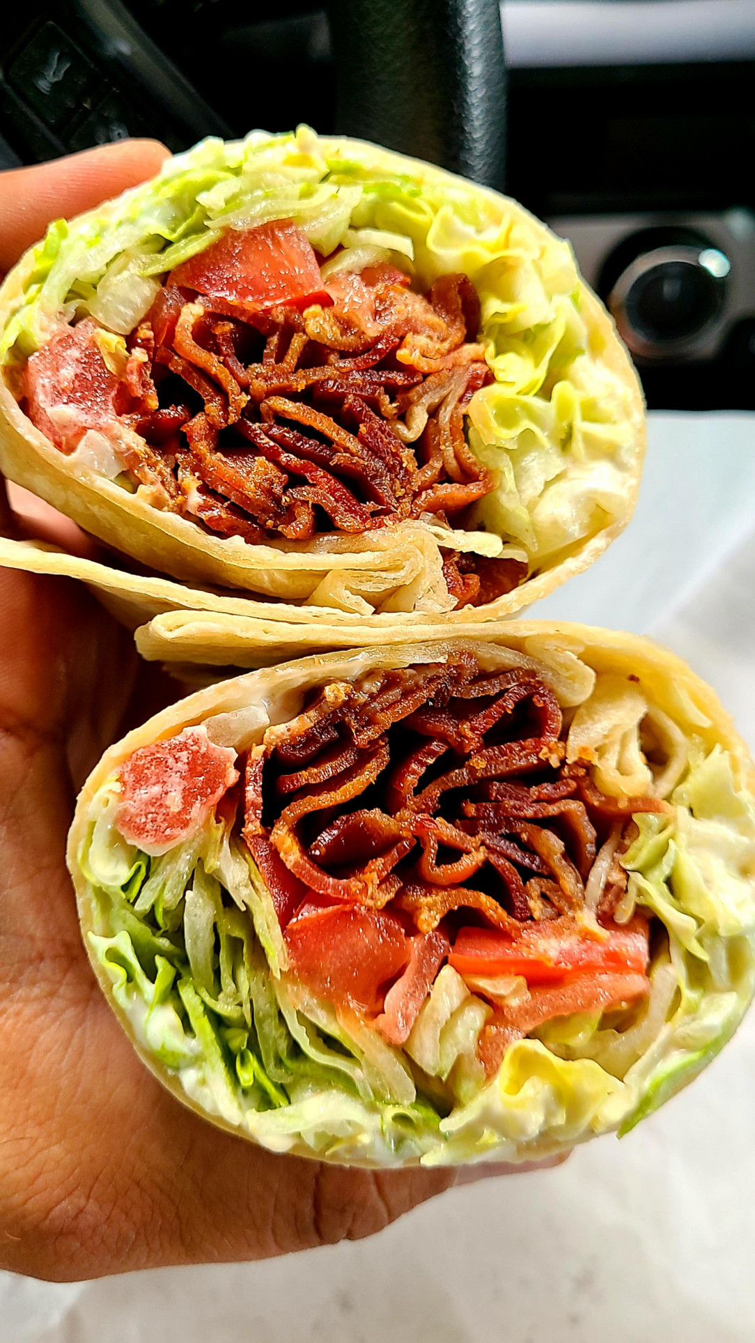 Ain&#039;t nothing wrong with a classic BLT wrap!