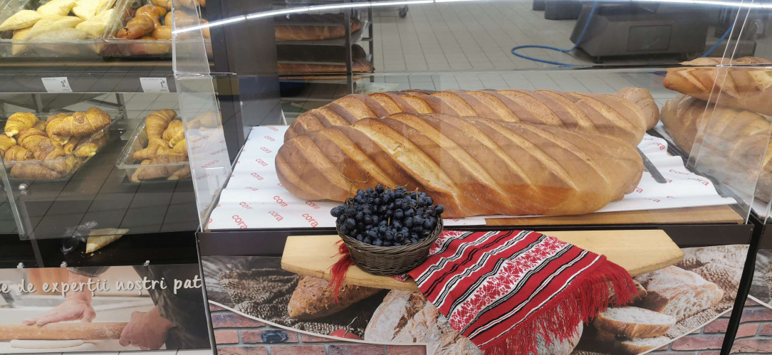 In Romania the supermarkets sell giant bread (3+ kg)