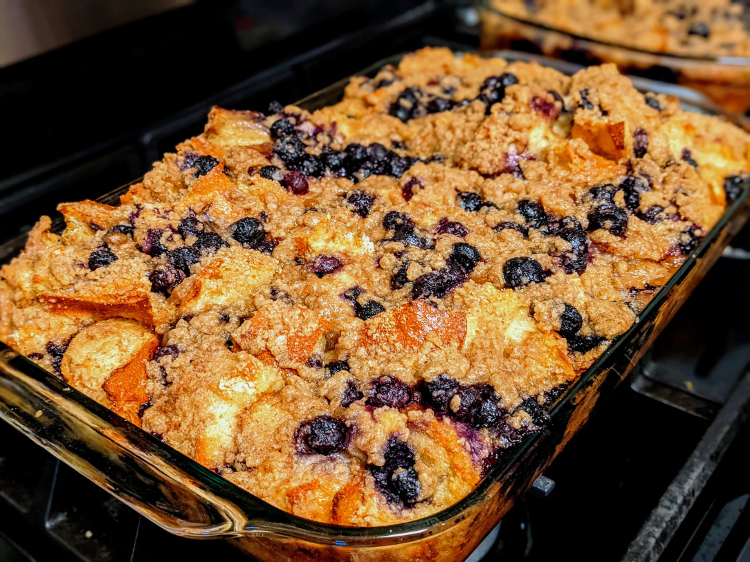 Blueberry French Toast Casserole