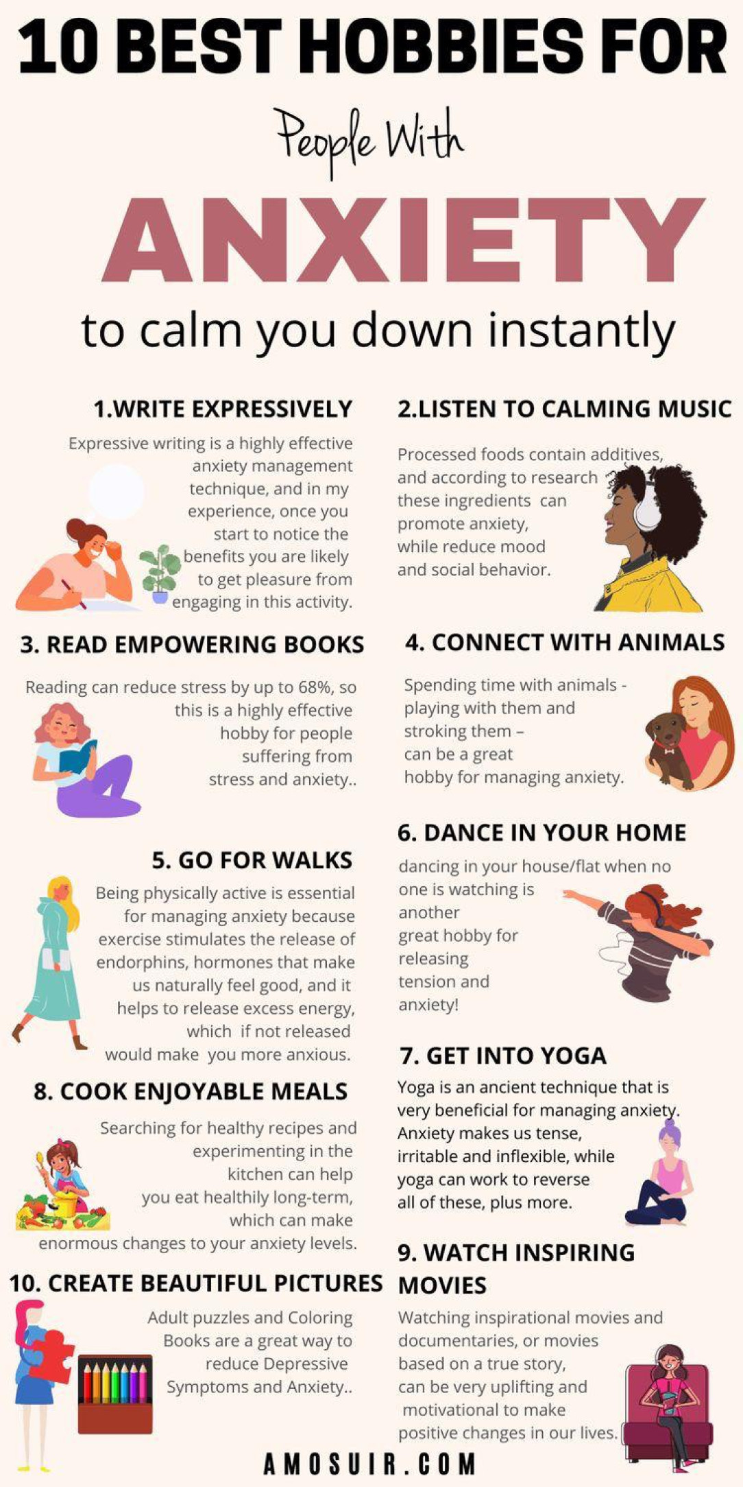 10 Best Activities for People With Anxiety