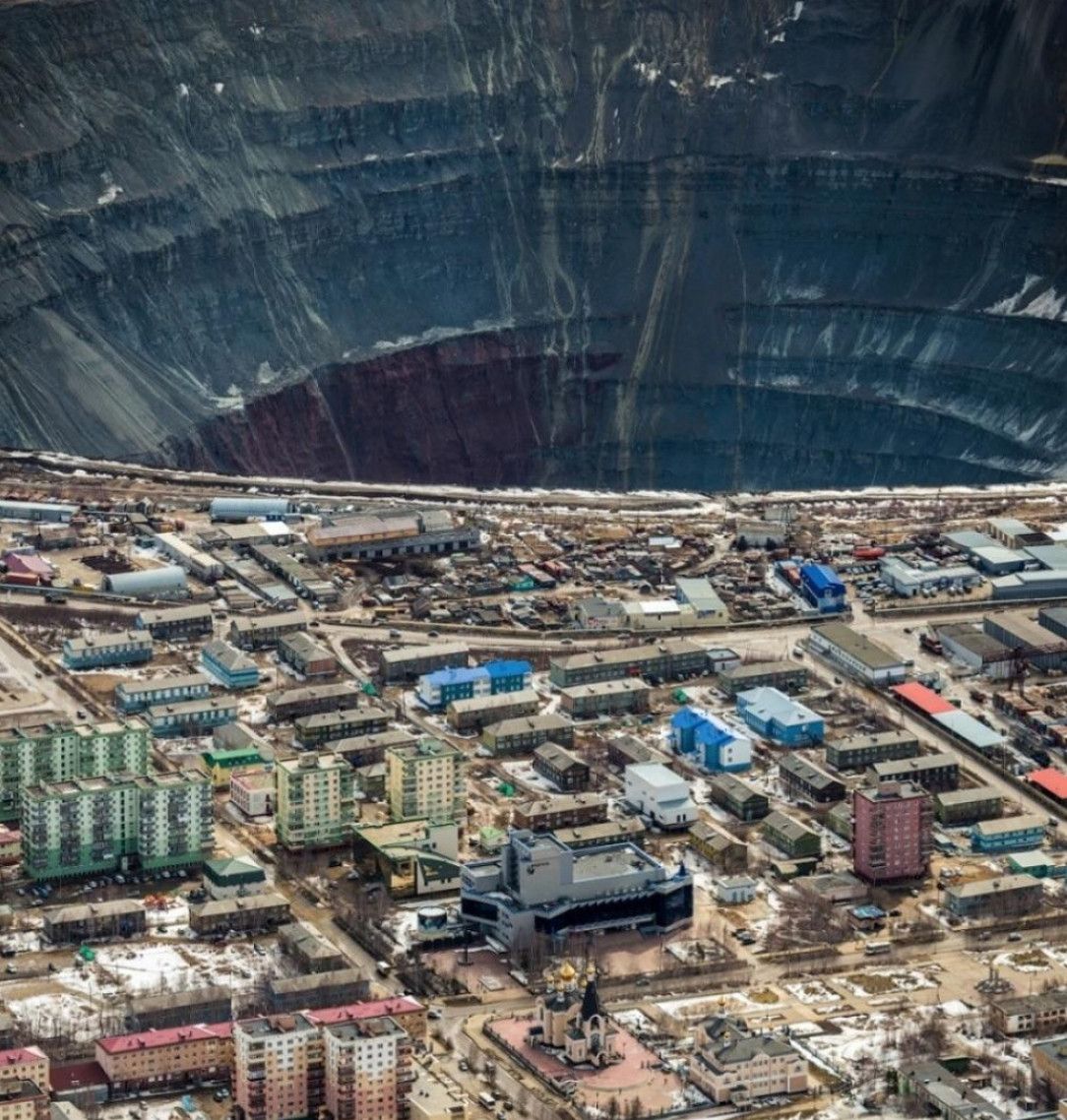 Mirny City in Siberia, Russia