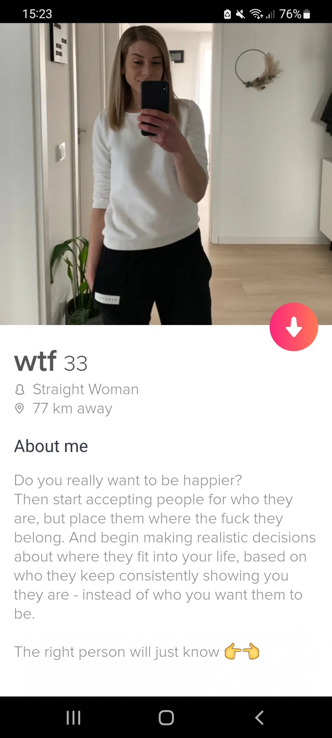 Her Bio Hit Hard. Life lessons from Tinder