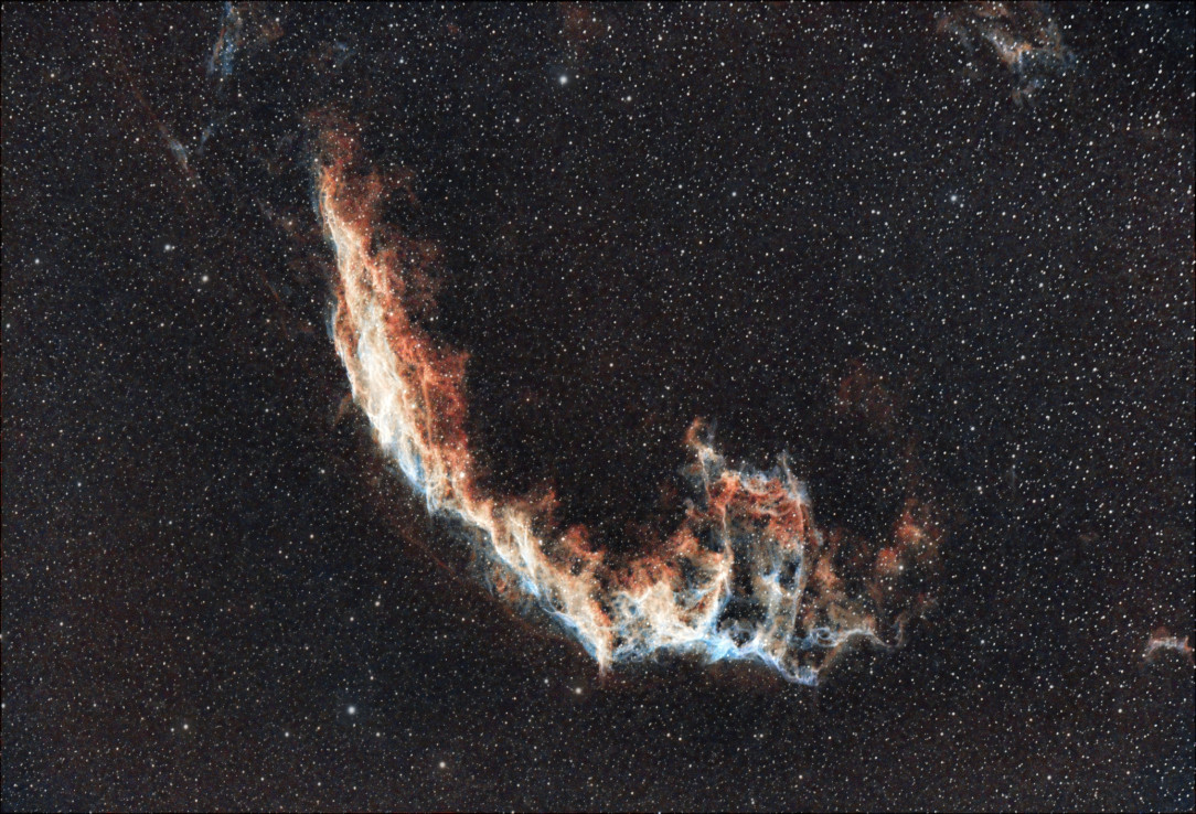 NGC 6992/ Eastern Veil Nebula from backyard