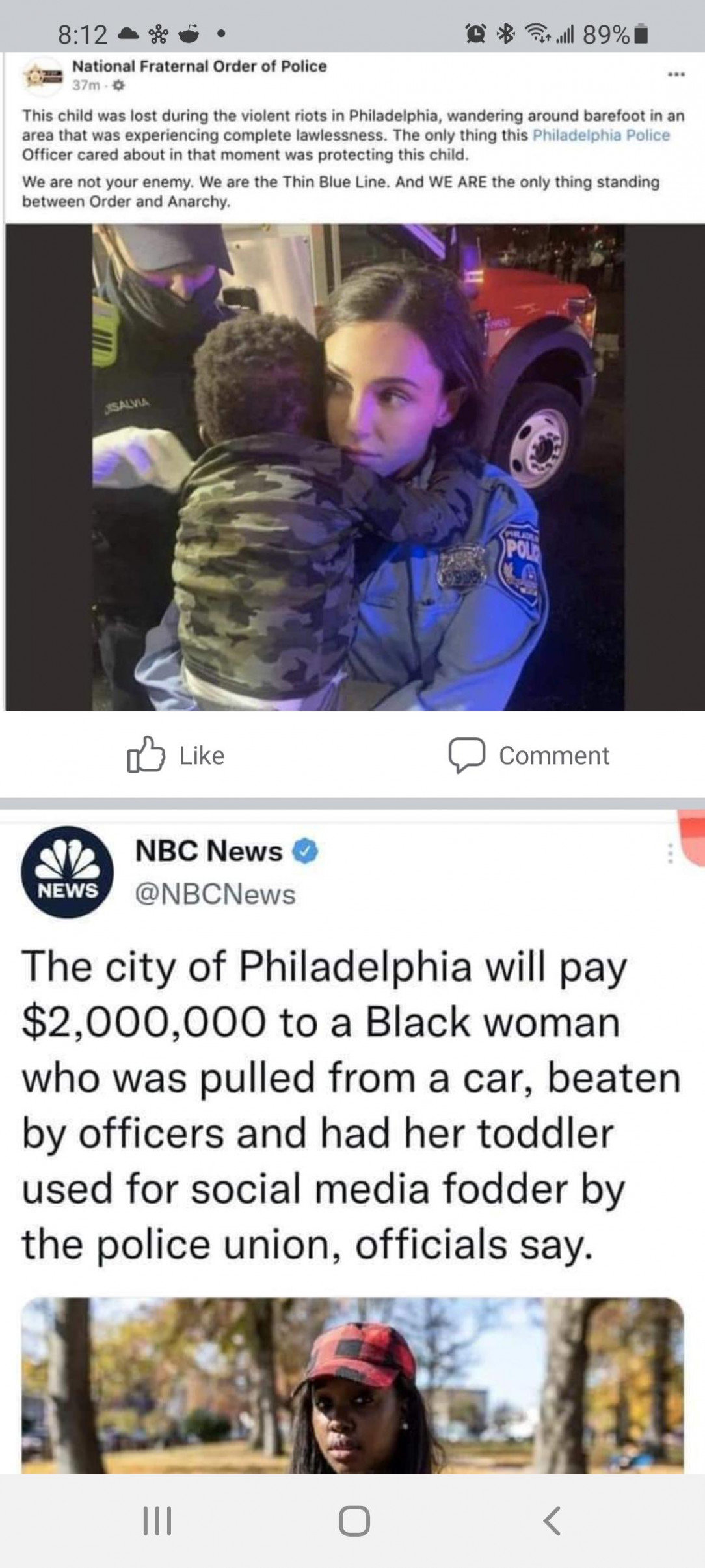 Kidnapping a kid and then using the pic for propaganda about how you are &quot;protecting&quot; people