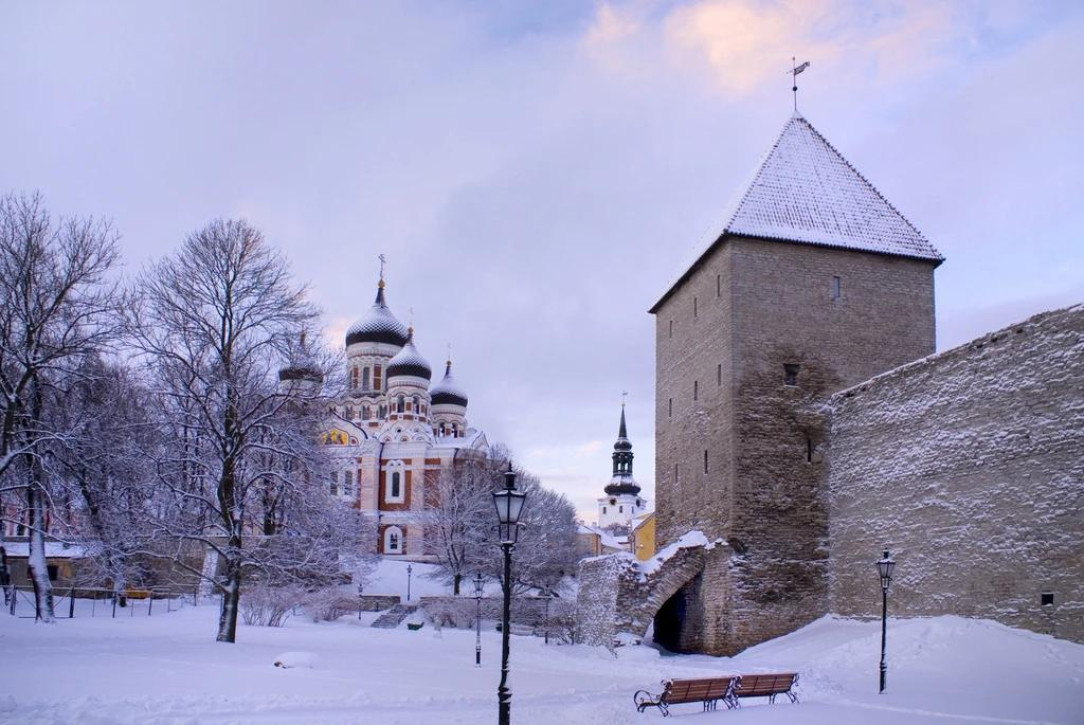 Alexander Nevsky Cathedral in Tallinn, Estonia
