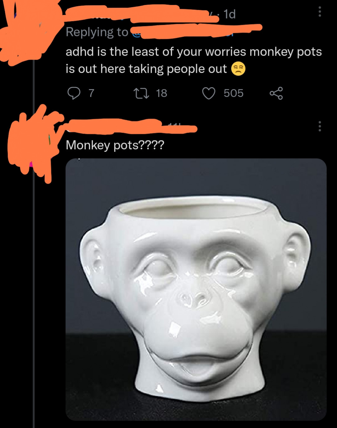 monkey pots