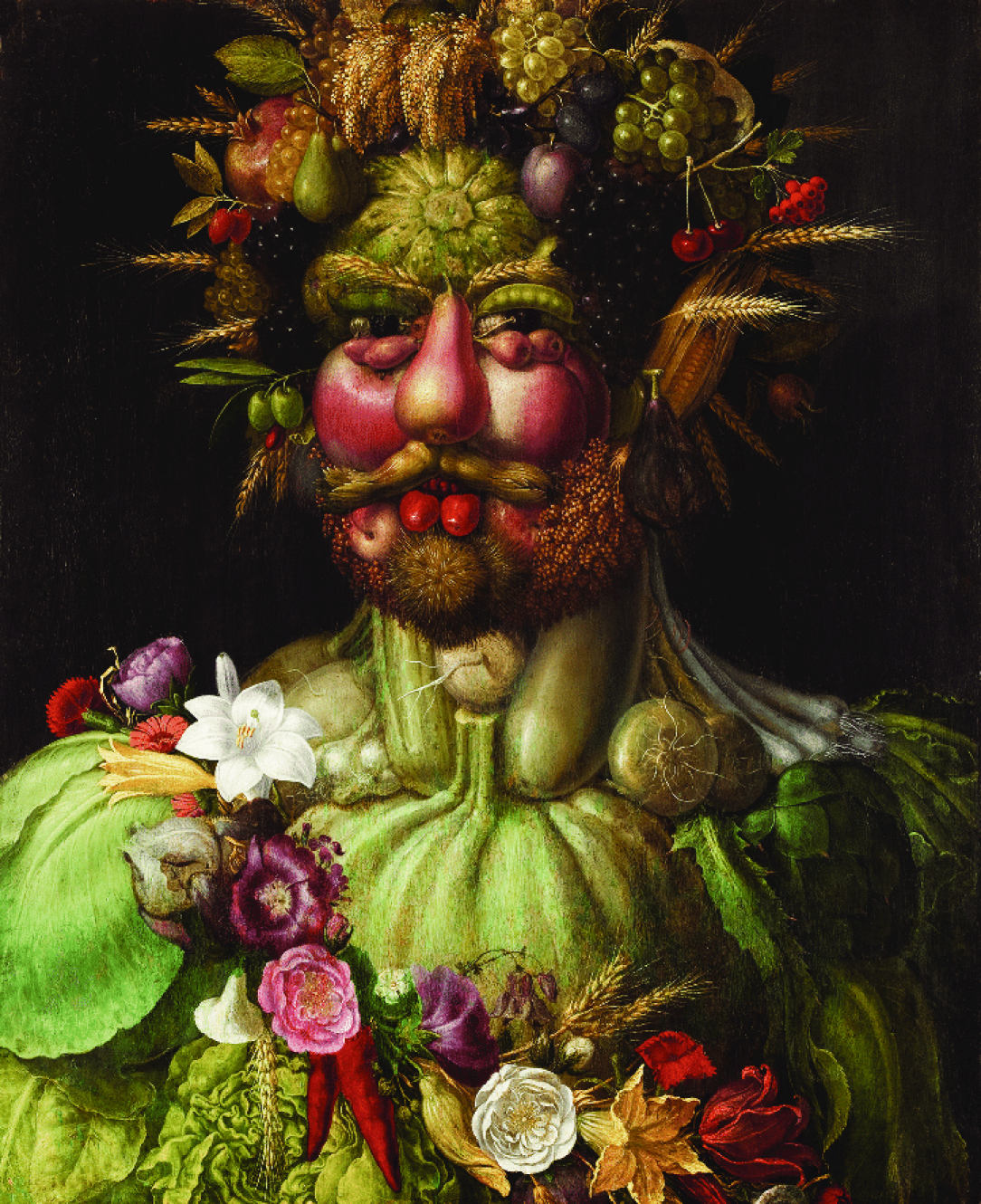 Vertumnus, Giuseppe Arcimboldo, oil painting, 1591