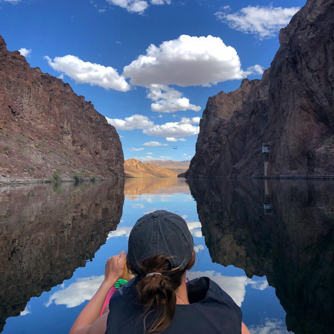 Pure glass on the Colorado River