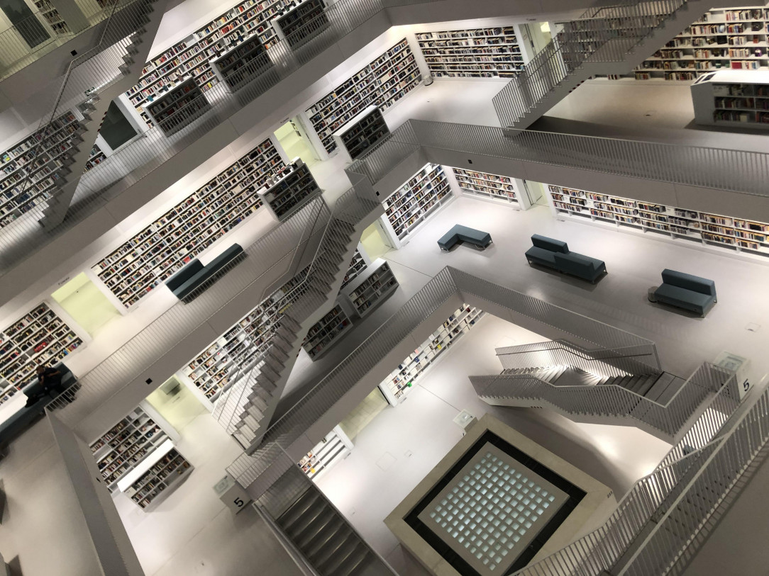 Stuttgart public library - beautiful or terrifying?