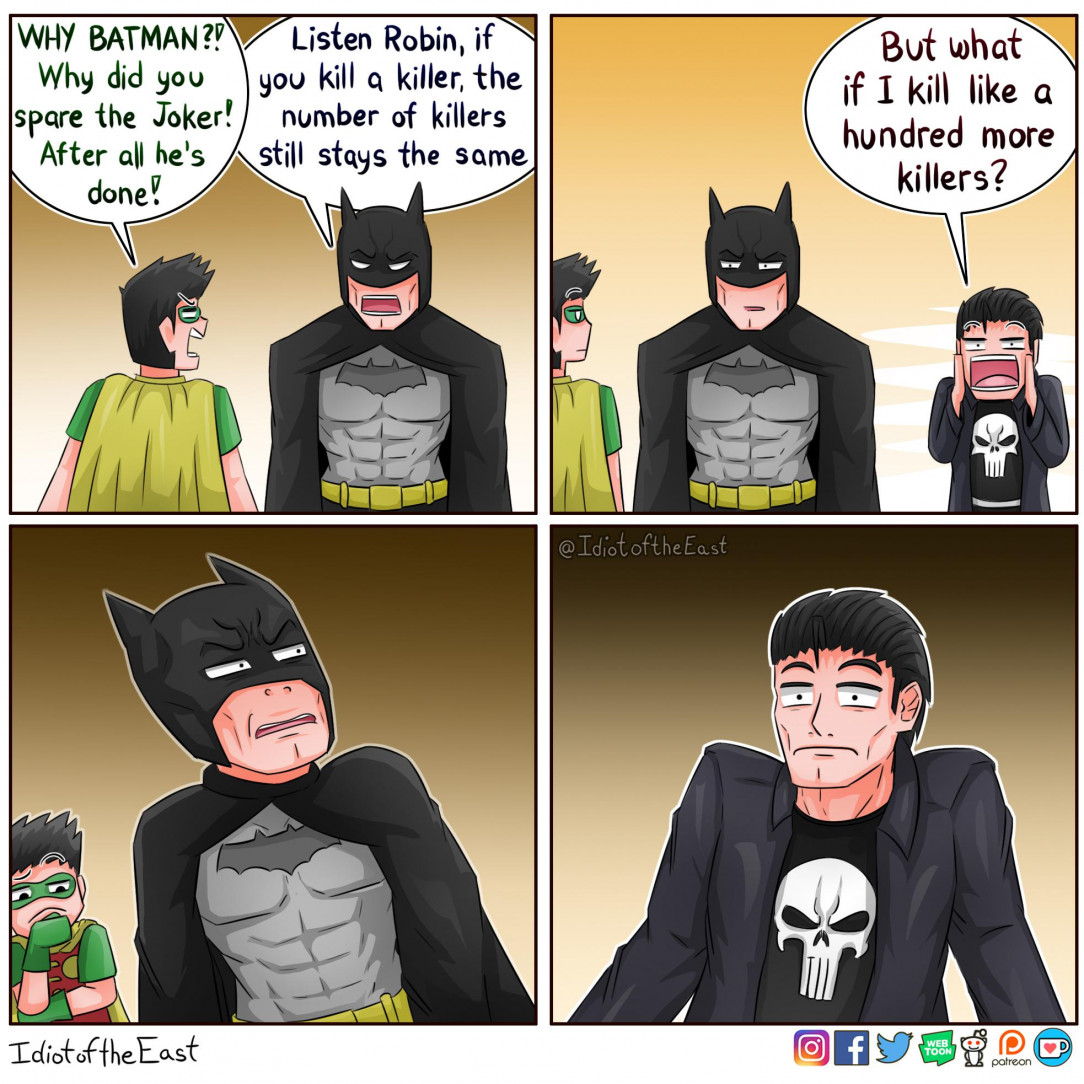 Punisher: Think Batman Think!