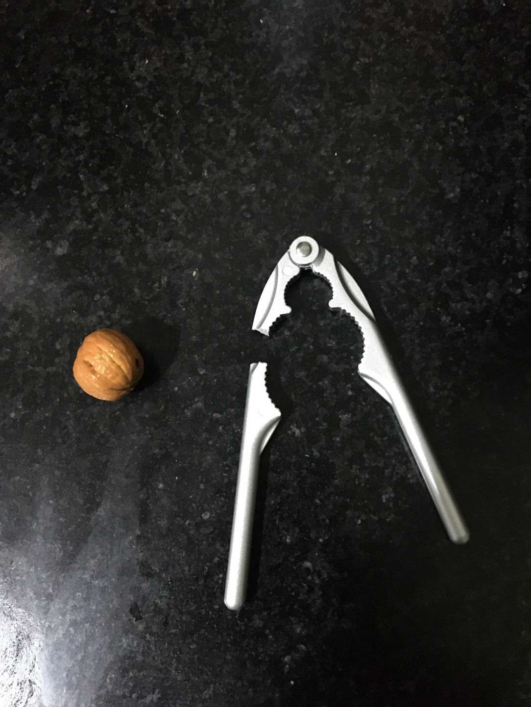 Bought the Walnuts and Nutcracker from local market