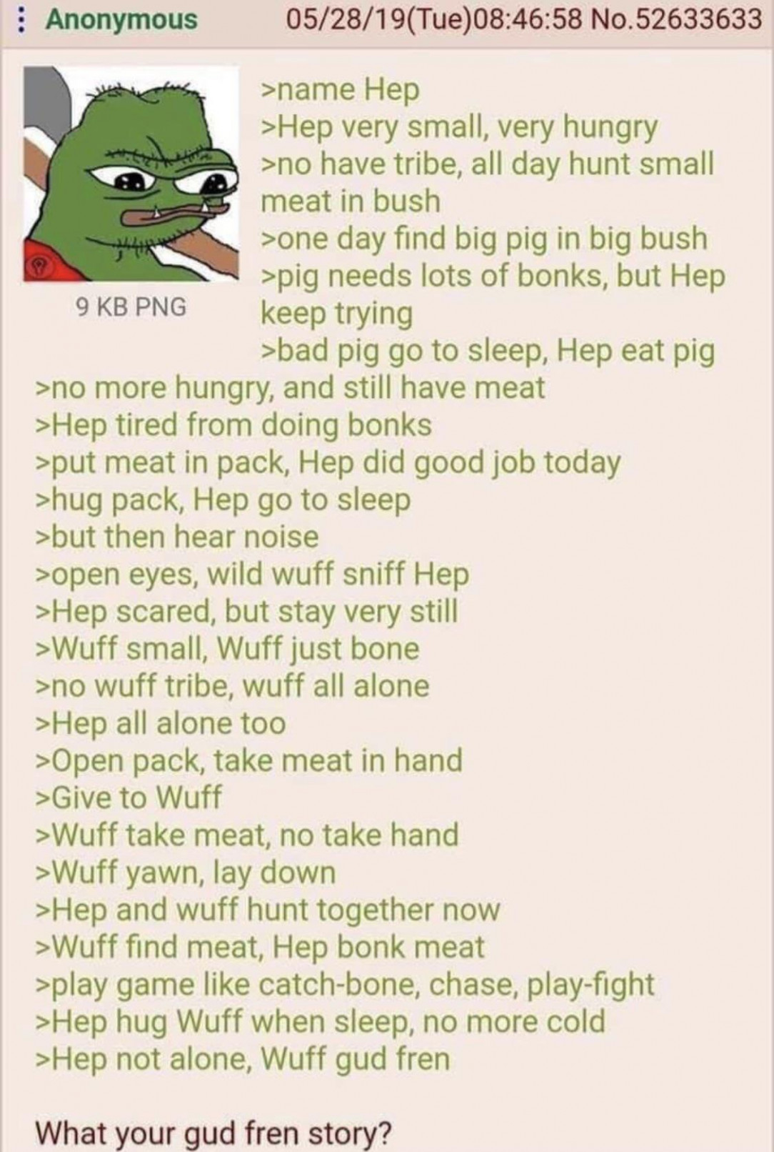 a wholesome story