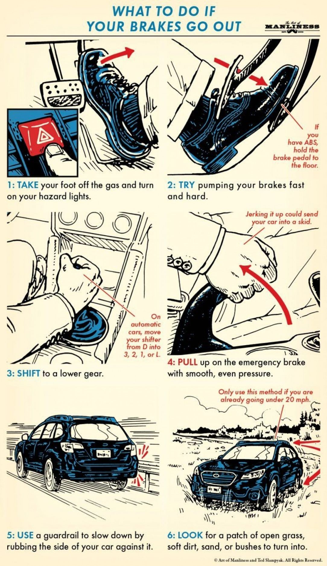 What to do if brakes go out