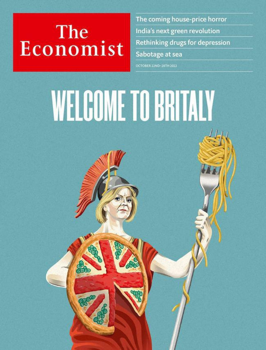 Welcome to Britaly - The new Economist cover