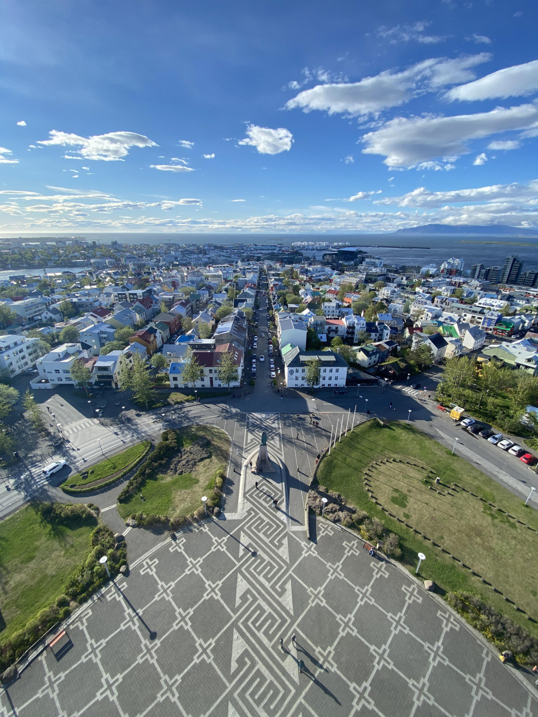Reykjavik from the top of the Hallgrímskirkja