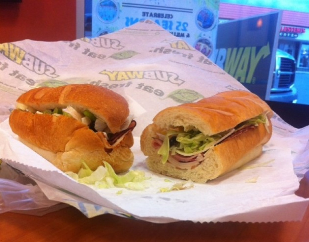 Subway old style V cut