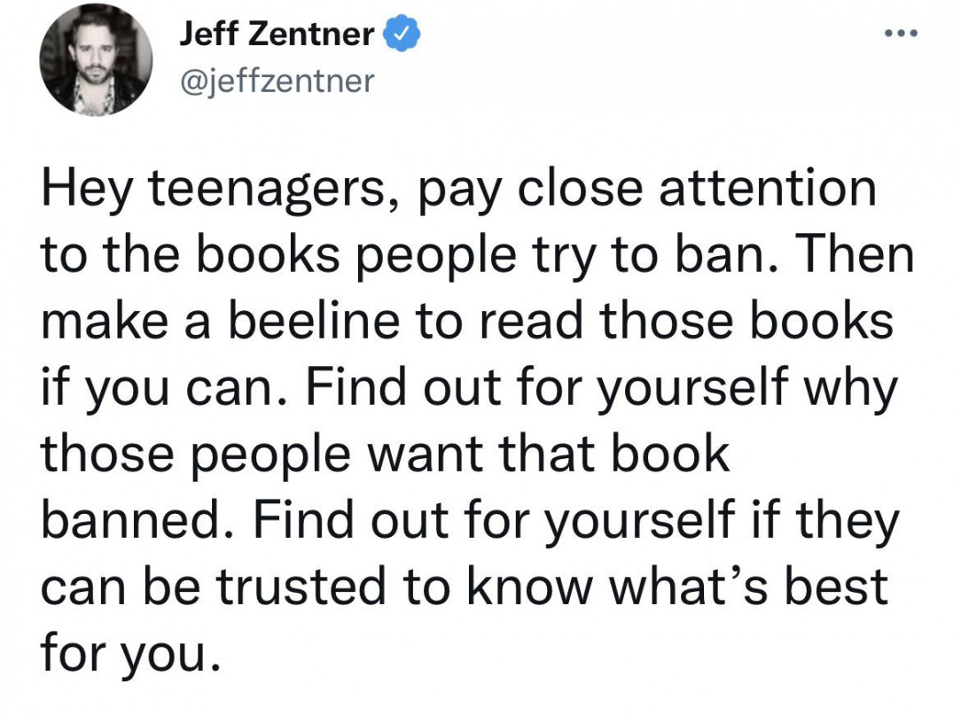 They can ban books, but they can’t ban the internet