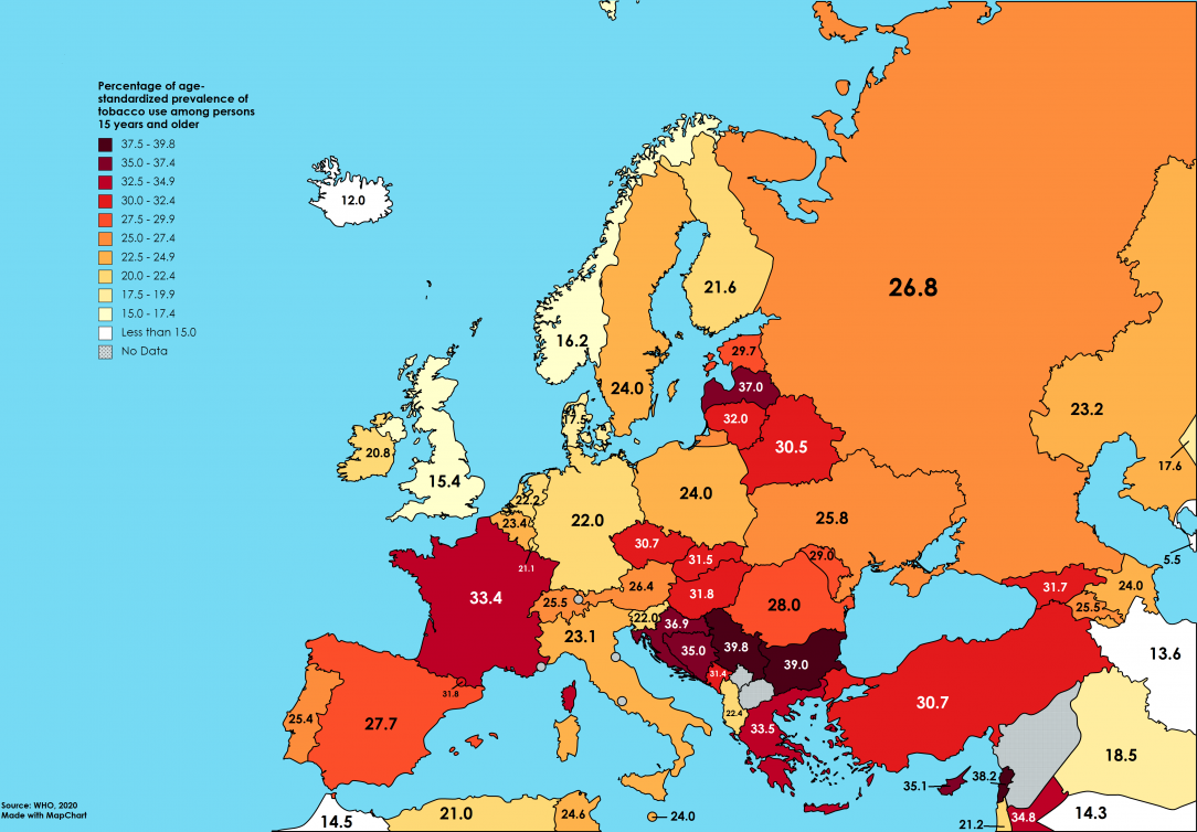 Tobacco use in Europe